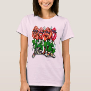 T-shirt Parti rose