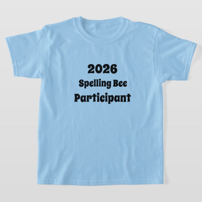 T-shirt participant 2026 pour l'orthographe des en (Poser)