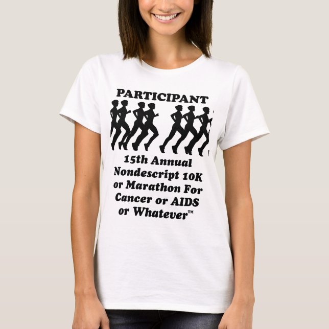 T-Shirt Participant Nondescript 10K Marathon (Devant)