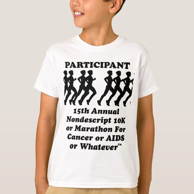T-Shirt Participant Nondescript 10K Marathon (Devant)