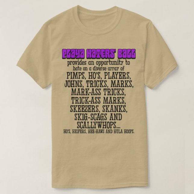 T-shirt Participants au bal des amateurs de Playa Haters 1 (Design devant)