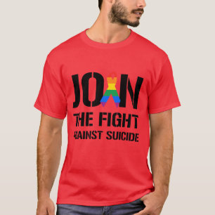 T-shirt Participez à la lutte contre le suicide gay