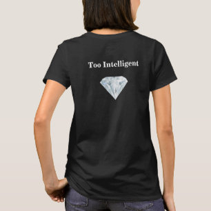 T-shirt Particulier moderne ciblé par le diamant