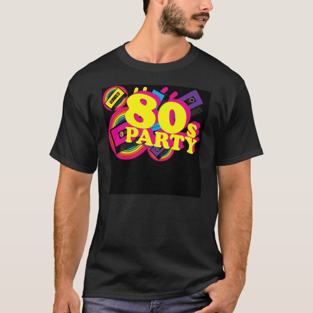 T-shirt partie 80s (Devant)