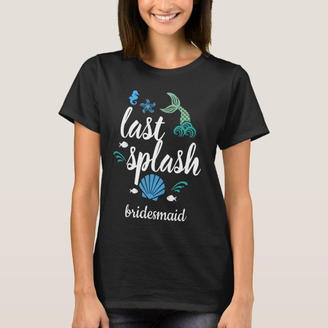 T-shirt Partie de Bachelorette d'éclaboussure de bout de (Devant)