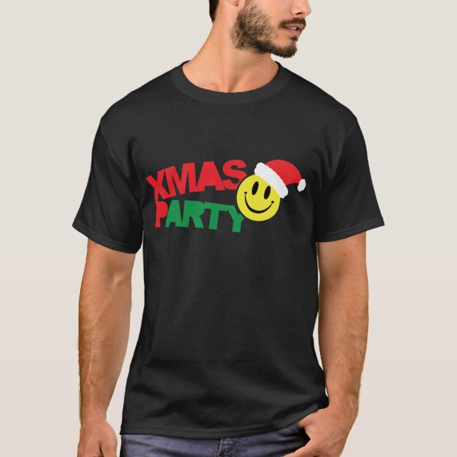 T-shirt Partie de Noël (Noël) (Devant)
