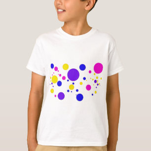 T-shirt Partie de point de polka