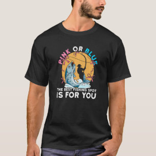 T-shirt Partie De Révélation De Sexe Pour La Pêche