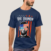 Partie drôle d'Abe Drinkin 4 juillet Lincoln