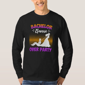 T-shirt Partie finie homme enterrement de vie de garçon ma