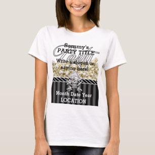 T-shirt Partie personnalisée de pirate