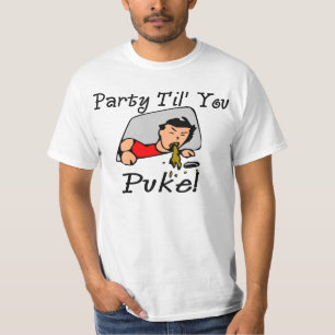 T-shirt Partie Til vous vomissez le tee - shirt