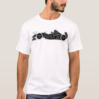 T-shirt Parties d'une course de Formule Racecar Hommes