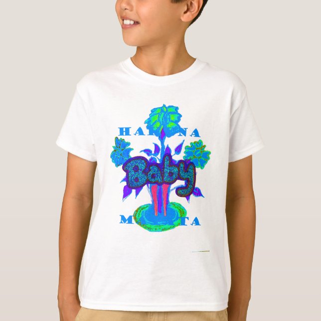 T-shirt Parties scintillant bébé Hakuna Matata cadeaux.png (Devant)