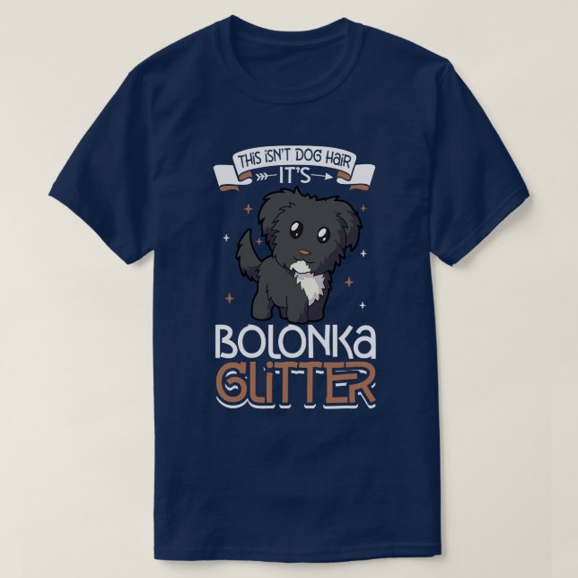 T-shirt Parties scintillant Bolonka (Design devant)