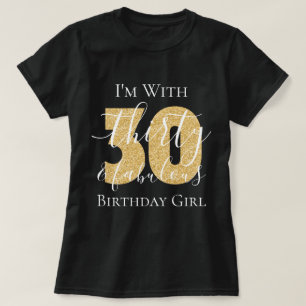 T-shirt Parties scintillant d'anniversaire personnalisée G