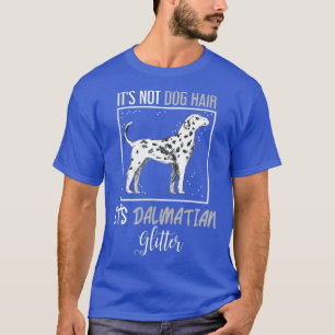 T-shirt Parties scintillant des cheveux de chien Dalmatie