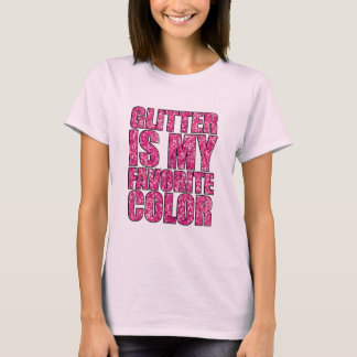 T-shirt Parties scintillant Est Ma Couleur Favorite