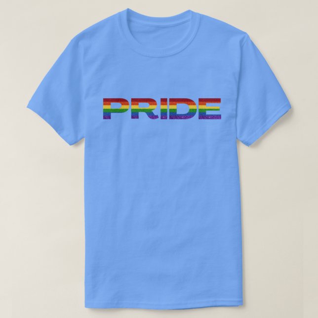 T-shirt PARTIES SCINTILLANT LGBT Rainbow Pride (Design devant)