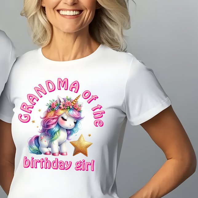 T-shirt Parties scintillant licorne magique filles âge ann (Créateur téléchargé)