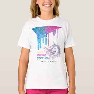 t-shirt parties scintillant magique Unicorn