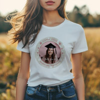Parties scintillant moderne photo ronde graduation