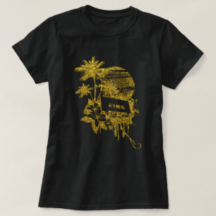 T-shirt Parties scintillant Vintage de cassette or