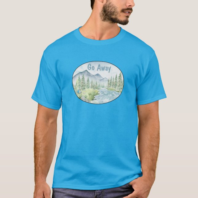 T-shirt Partir dans la nature (Devant)