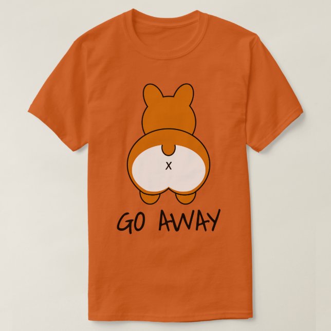 T-shirt Partir de Corgi Butt (Design devant)
