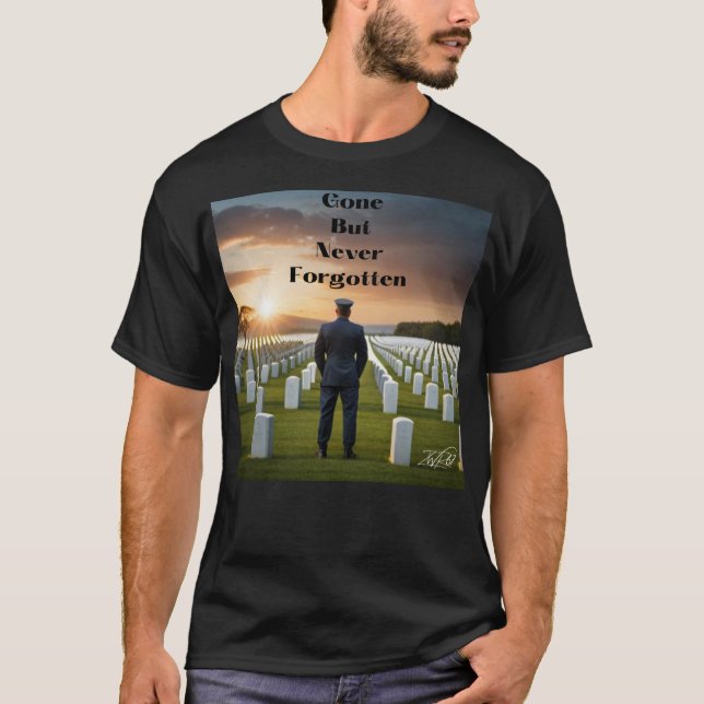 T-shirt Partis Mais Jamais Oubliés (Devant)