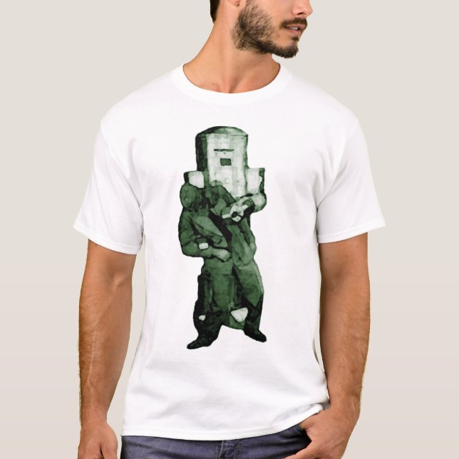 T-shirt Partisan de robot ! (Devant)
