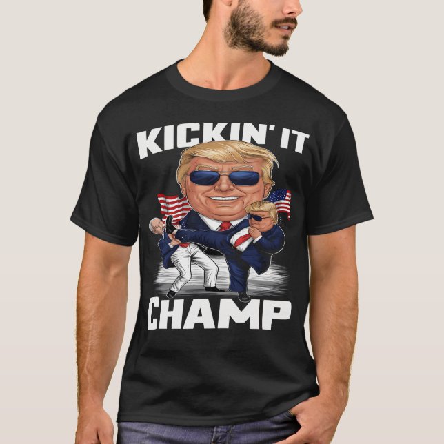 T-shirt Partisan de Trump (Devant)