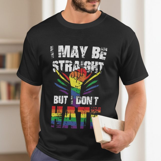 T-shirt Partisan Droit Rainbow Fierté Supporter (Créateur téléchargé)