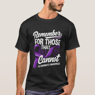 T-shirt Partisan Ruban Violet Sensibilisation Alzheimer