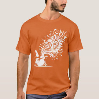 T-shirt Partition de percussions Musique Éplosion sonore p