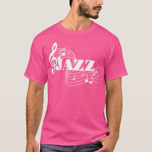 T-shirt Partition musicale de jazz Notes de jazz