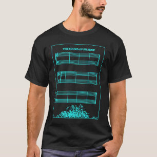 T-shirt Partition sans musique Le son du silence