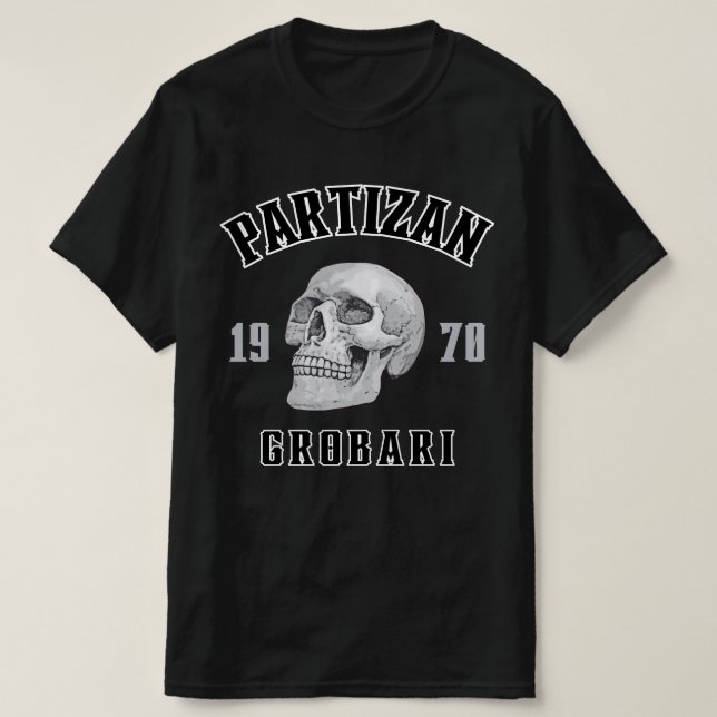 T-shirt Partizan Grobari 1970 (Design devant)