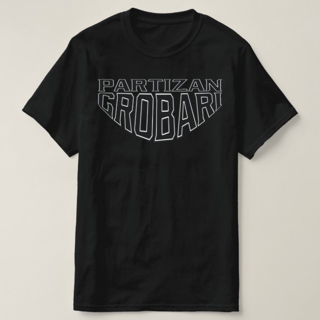 T-shirt Partizan Grobari Tekst (Design devant)