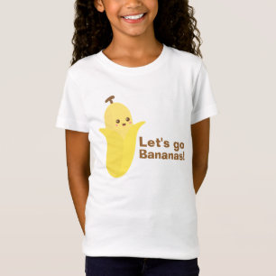 T-Shirt Partons des bananes avec la banane mignonne et