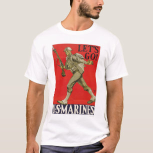T-shirt Partons !  Les États-Unis Marines