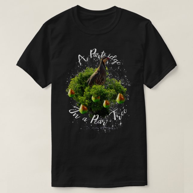 T-shirt Partridge dans l'arbre à poires (Design devant)