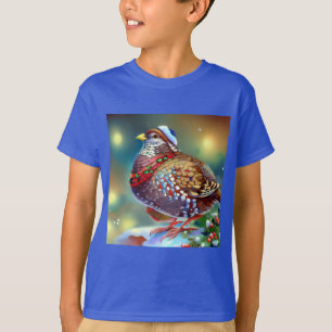 T-shirt Partridge de Noël 4