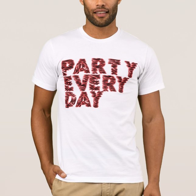 T-SHIRT PARTY CHAQUE JOUR (Devant)