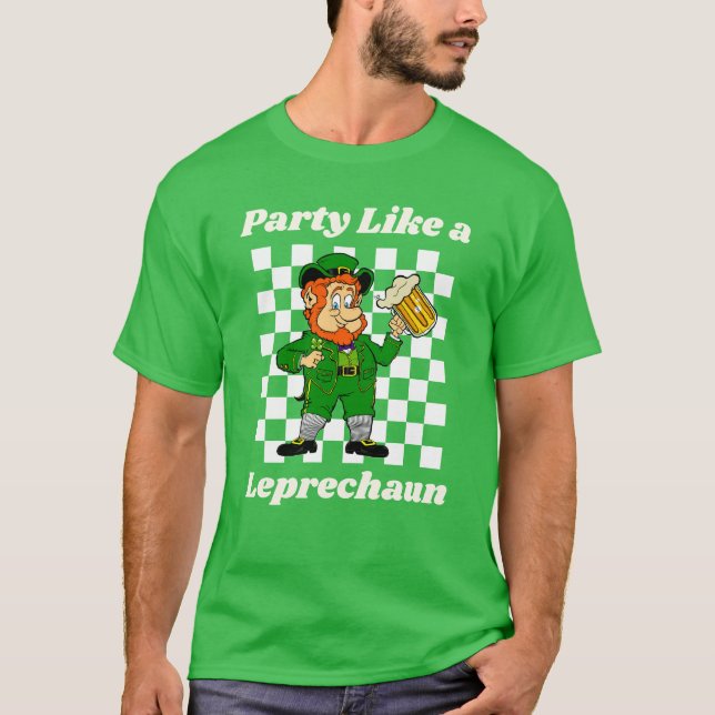 T-shirt Party Like a Leprechaun (Devant)