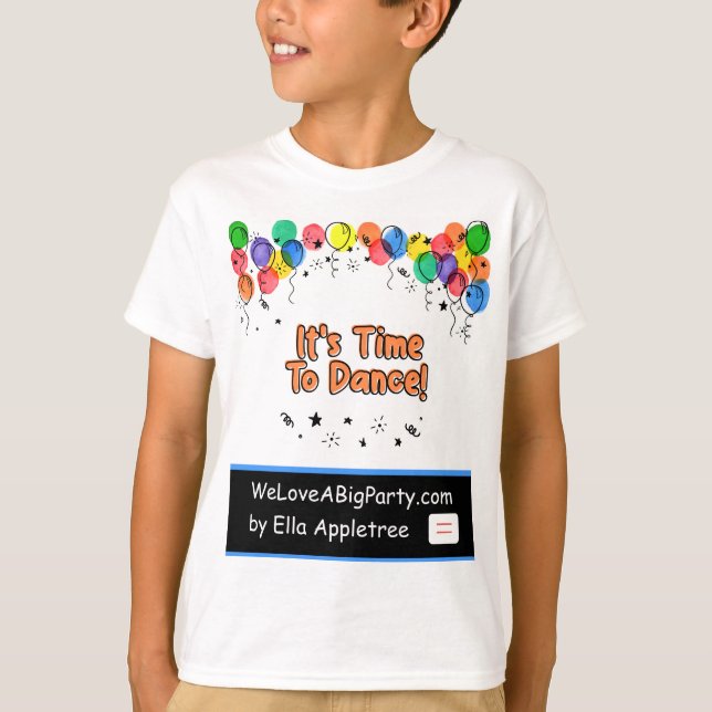 T-shirt party pour enfants et tous âges (Devant)