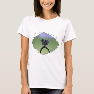 T-shirt Paruline Perché Populations de matériel déchiré