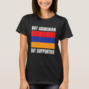 T-shirt Pas arménien mais soutien au drapeau de l'Arménie