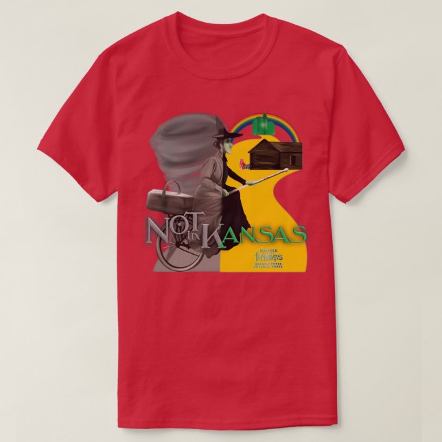 T-shirt Pas au Kansas 1 (Design devant)