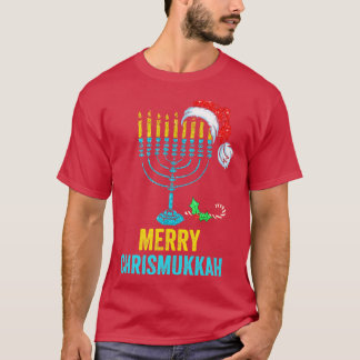 T-shirt Pas aujourd'hui Père Noël Hanoukka Chanukah Santa 